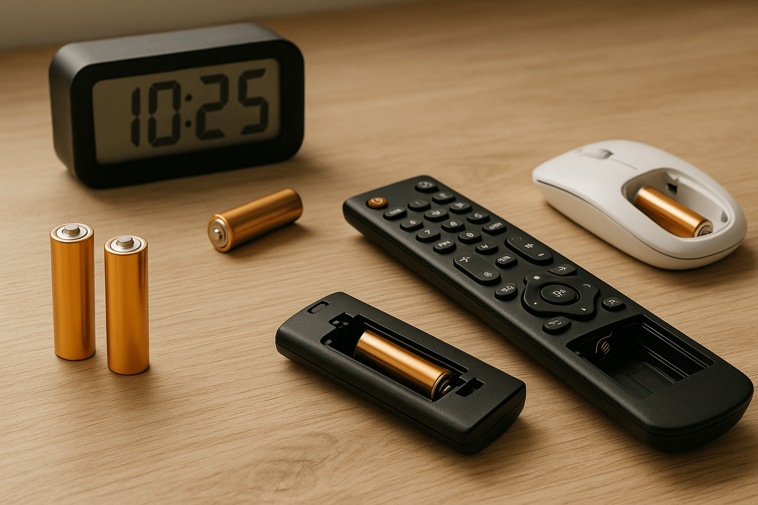 Batterien sind essenziell für viele alltägliche Geräte Bild