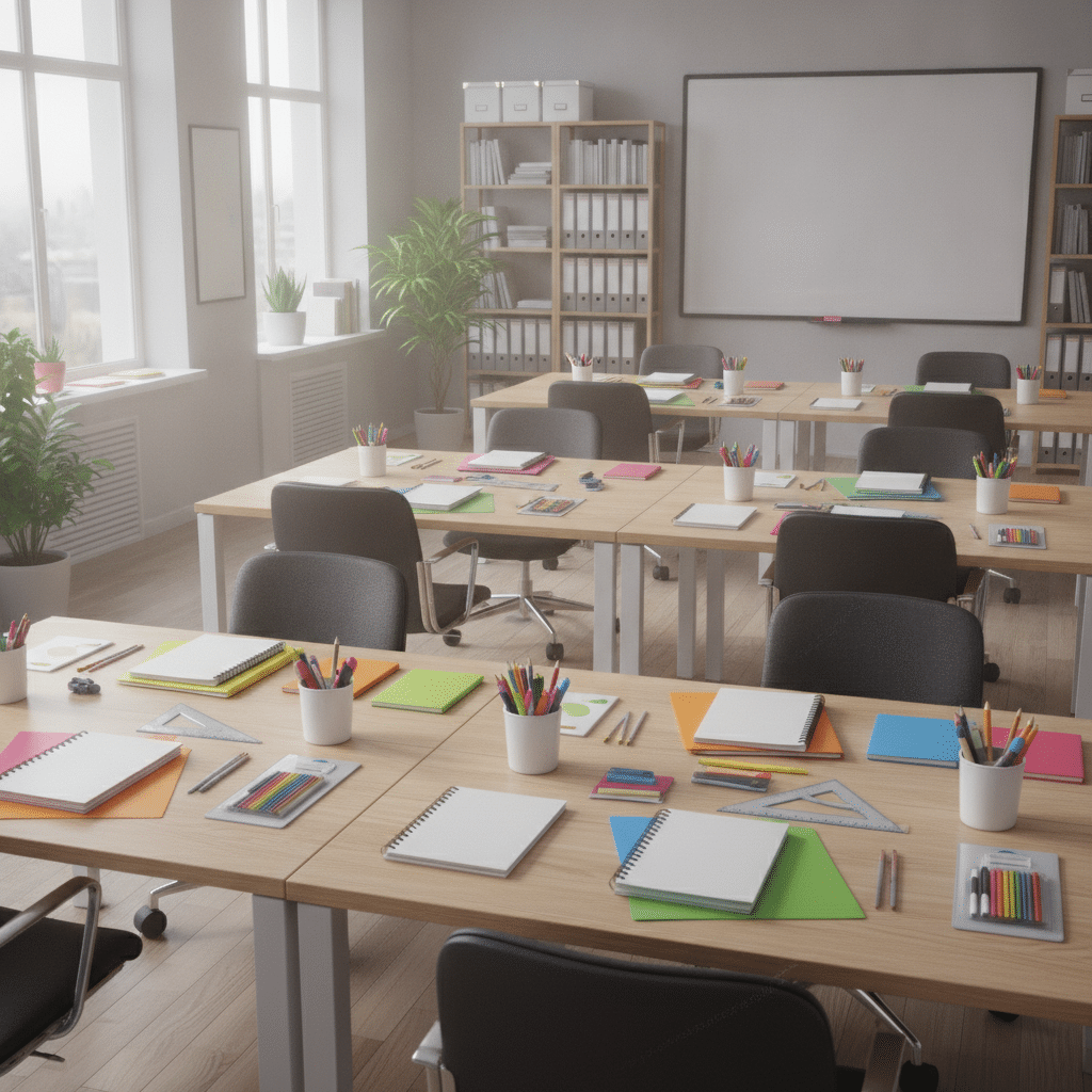 Frischer Start ins neue Schuljahr mit organisiertem B&uuml;ro